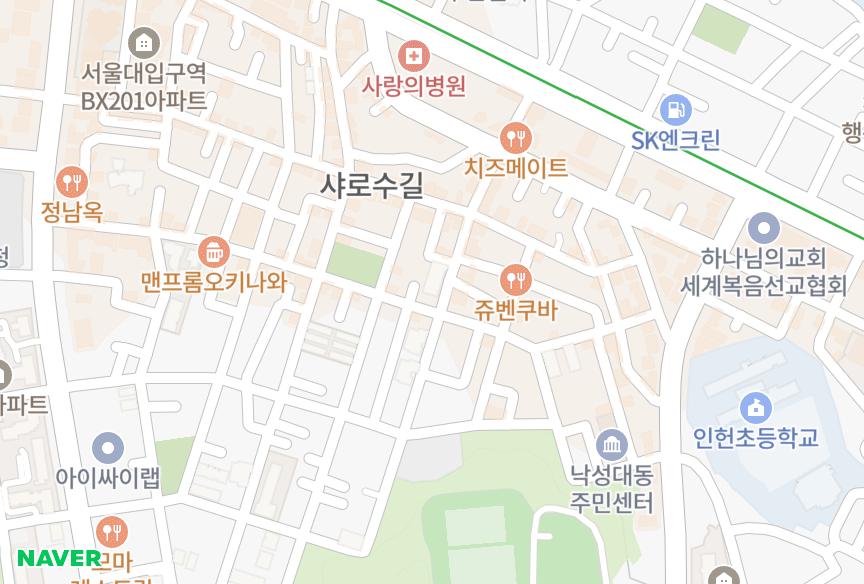 서울특별시 관악구 봉천동 새진2차 위치·실거래 시세 지도