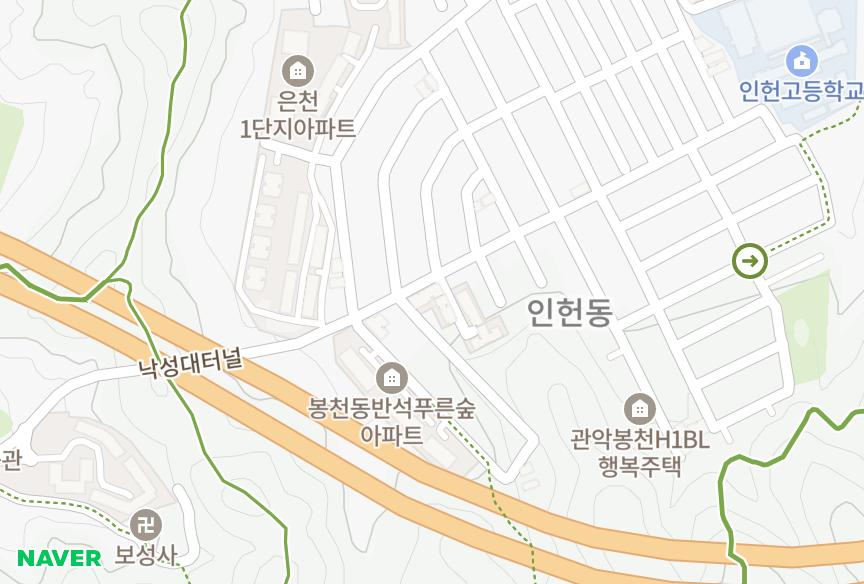 서울특별시 관악구 봉천동 봉천새진7차 위치·실거래 시세 지도