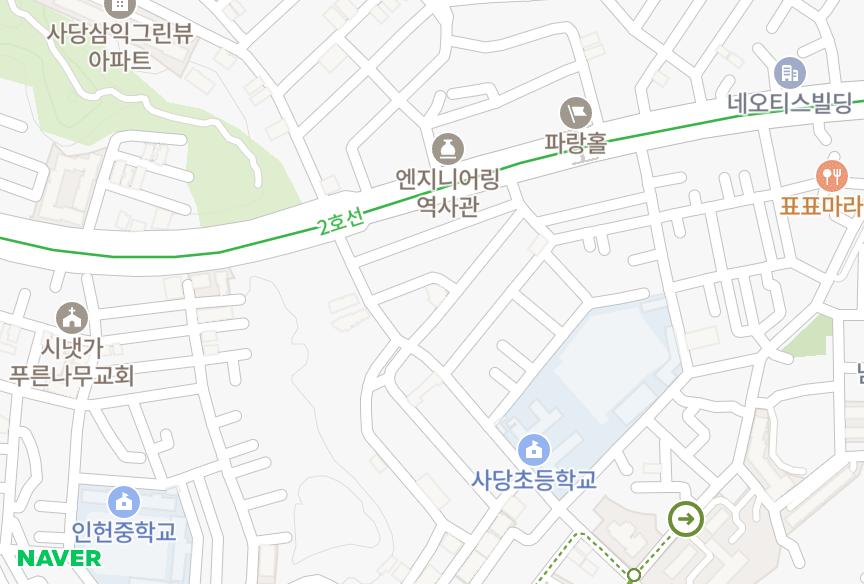 서울특별시 관악구 남현동 남현현대아이빌라 위치·실거래 시세 지도