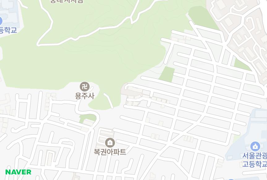 서울특별시 관악구 봉천동 봉천로마아트빌 위치·실거래 시세 지도