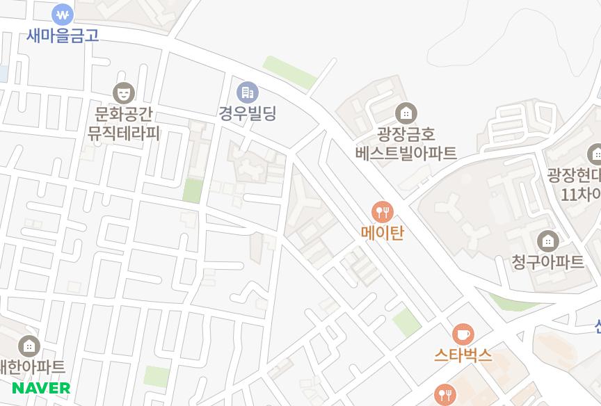 서울특별시 광진구 구의동 구의동현진에버빌 위치·실거래 시세 지도