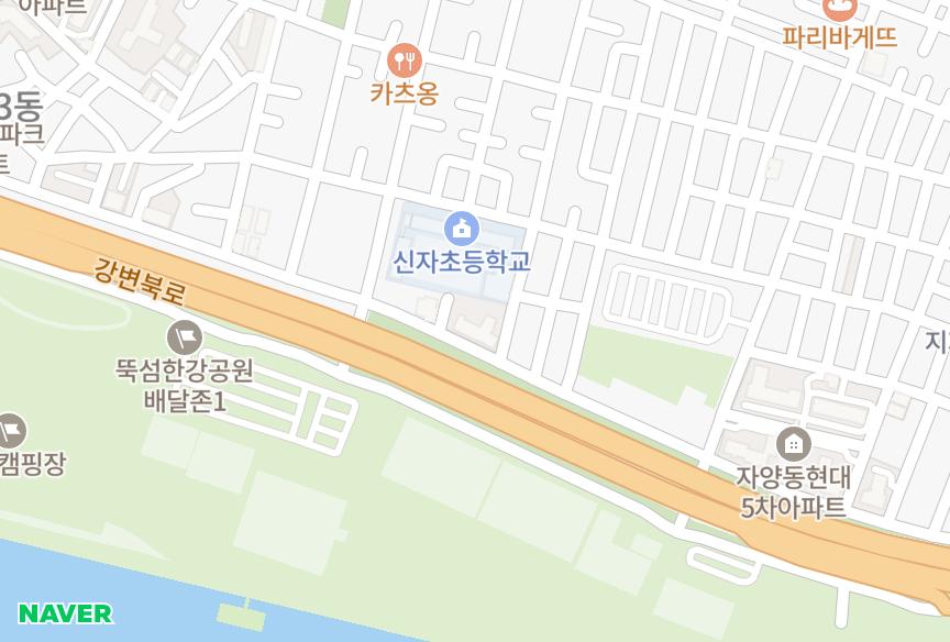 서울특별시 광진구 자양동 광진하나플러스 위치·실거래 시세 지도