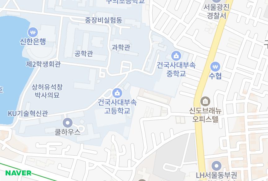 서울특별시 광진구 자양동 자양스카이빌1차 위치·실거래 시세 지도