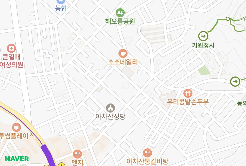 서울특별시 광진구 중곡동 예다움 위치·실거래 시세 지도