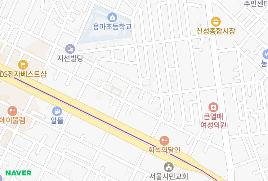 서울특별시 광진구 중곡동 그린트리 위치·실거래 시세 지도