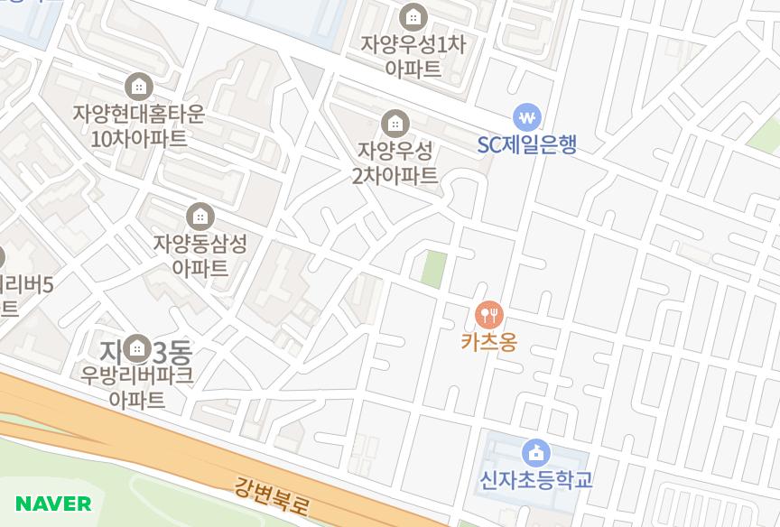 서울특별시 광진구 자양동 금성연립 위치·실거래 시세 지도