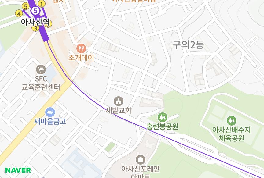 서울특별시 광진구 구의동 노블리스 위치·실거래 시세 지도