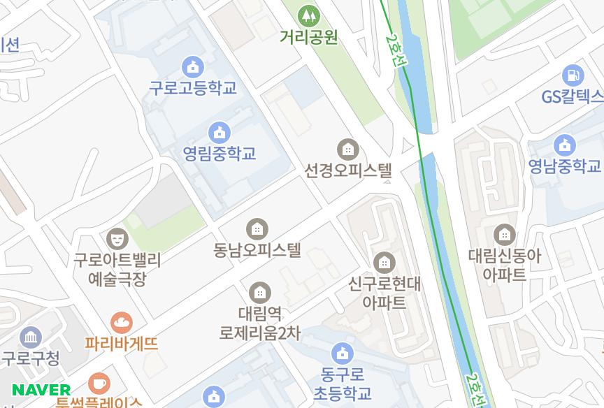 서울특별시 구로구 구로동 비즈트위트레드 위치·실거래 시세 지도