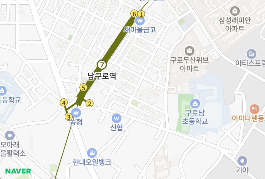 서울특별시 구로구 구로동 (799-11) 위치·실거래 시세 지도
