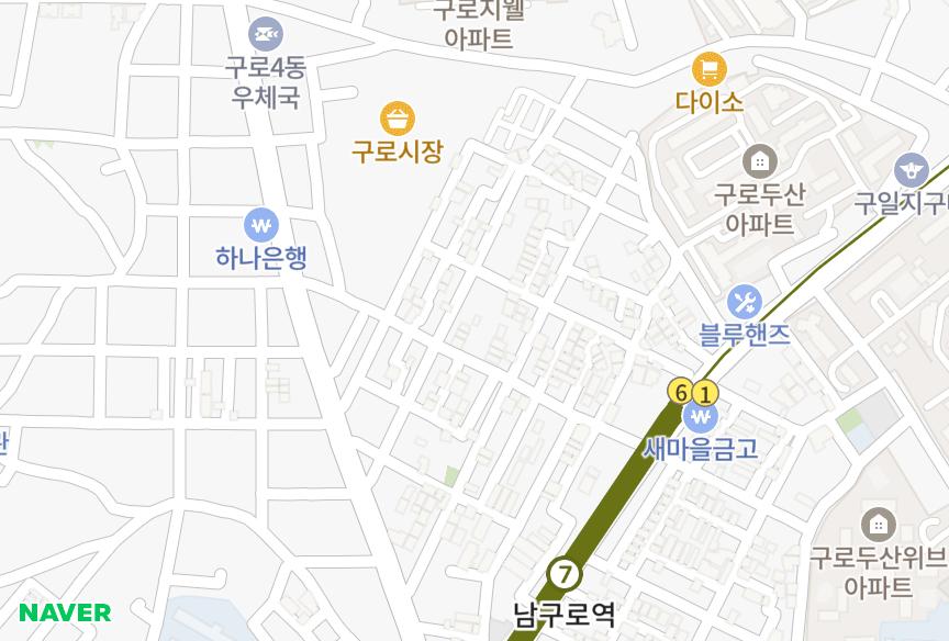 서울특별시 구로구 구로동 (744-45) 위치·실거래 시세 지도
