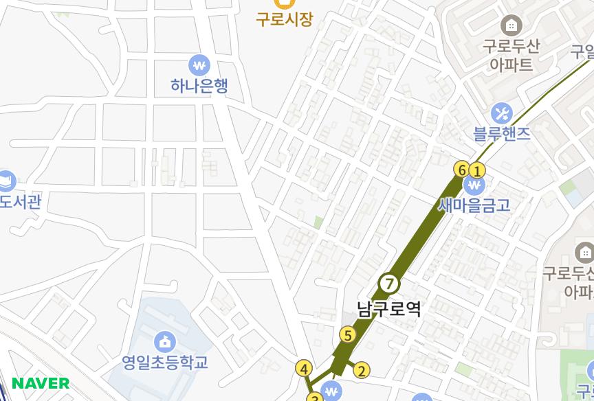 서울특별시 구로구 구로동 (745-57) 위치·실거래 시세 지도