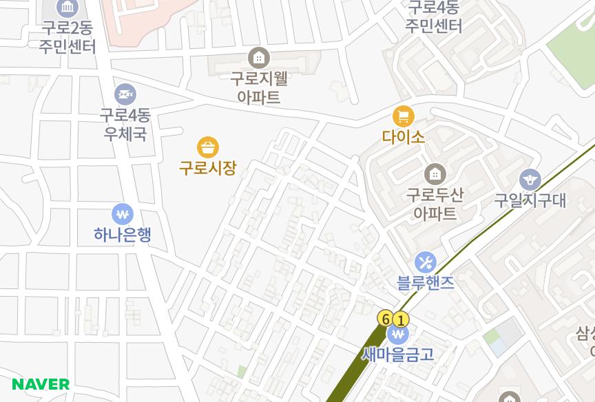 서울특별시 구로구 구로동 (743-31) 위치·실거래 시세 지도