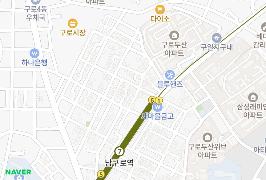 서울특별시 구로구 구로동 (749-46) 위치·실거래 시세 지도