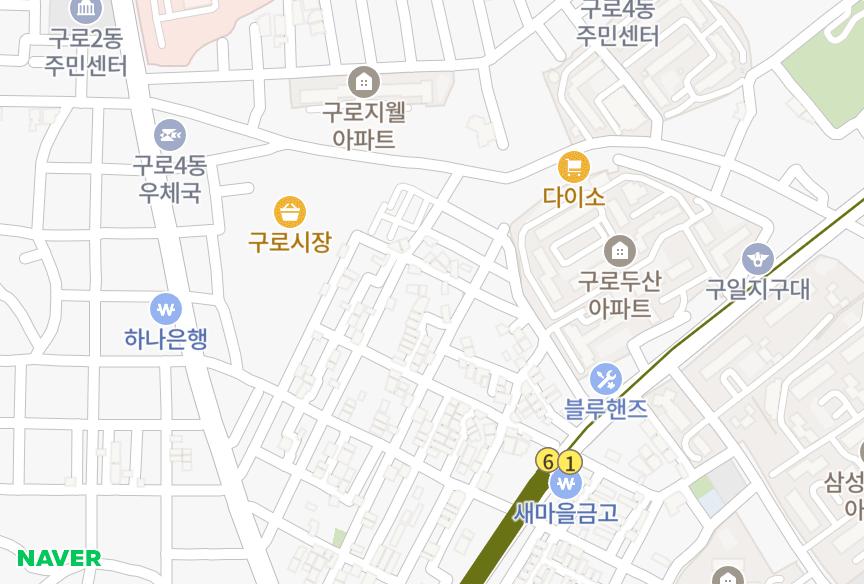 서울특별시 구로구 구로동 (743-27) 위치·실거래 시세 지도