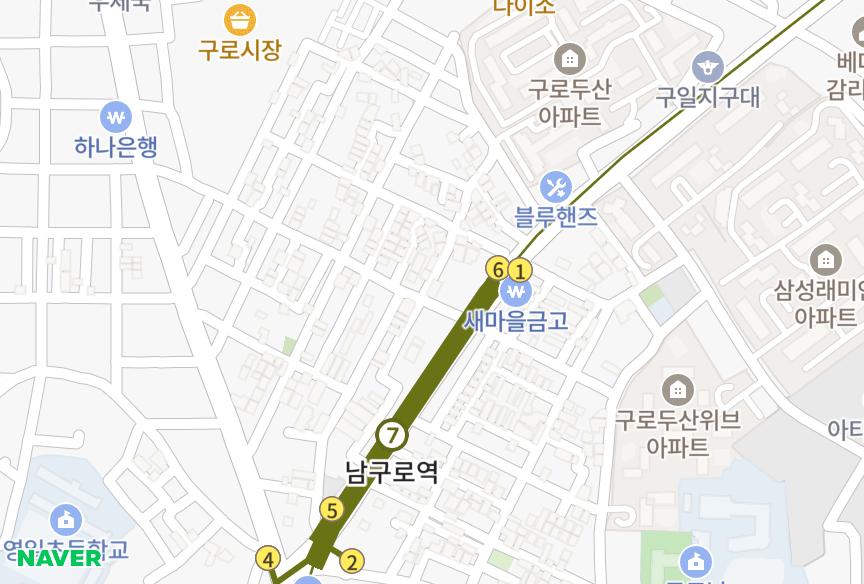 서울특별시 구로구 구로동 구로궁전빌리지 위치·실거래 시세 지도