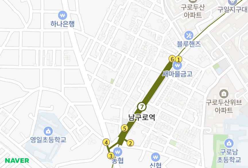 서울특별시 구로구 구로동 (747-53) 위치·실거래 시세 지도
