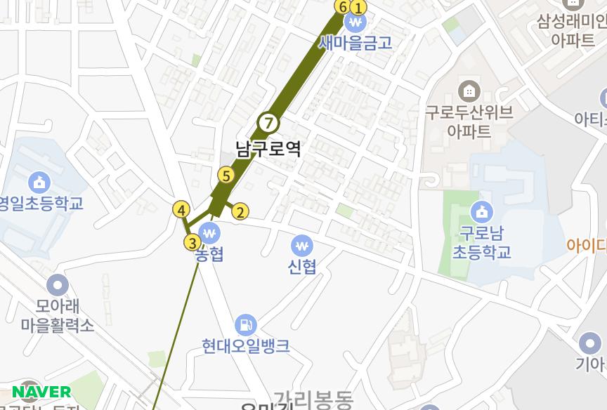 서울특별시 구로구 구로동 (798-24) 위치·실거래 시세 지도