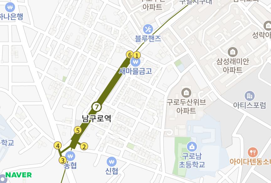 서울특별시 구로구 구로동 미도빌라B동 위치·실거래 시세 지도