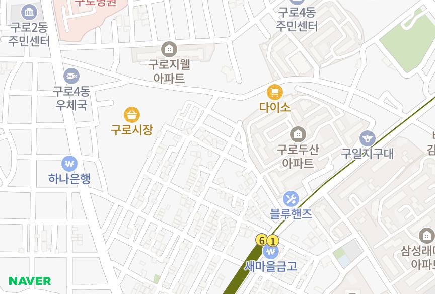서울특별시 구로구 구로동 (742-57) 위치·실거래 시세 지도