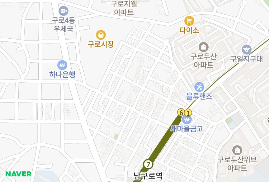 서울특별시 구로구 구로동 (744-18) 위치·실거래 시세 지도