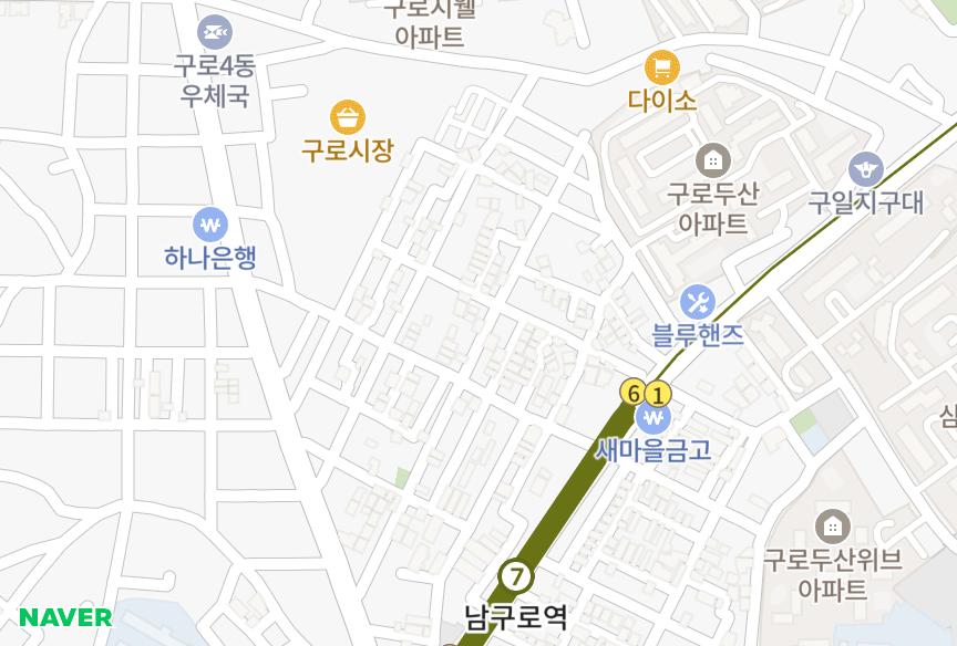 서울특별시 구로구 구로동 (744-3) 위치·실거래 시세 지도