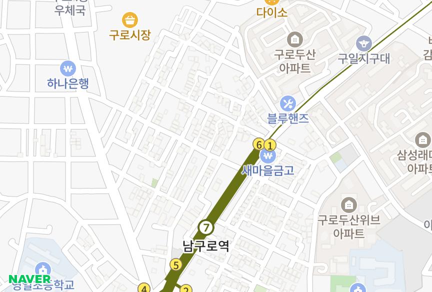 서울특별시 구로구 구로동 은진빌라 위치·실거래 시세 지도