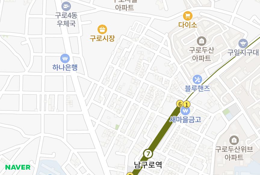 서울특별시 구로구 구로동 (744-15) 위치·실거래 시세 지도