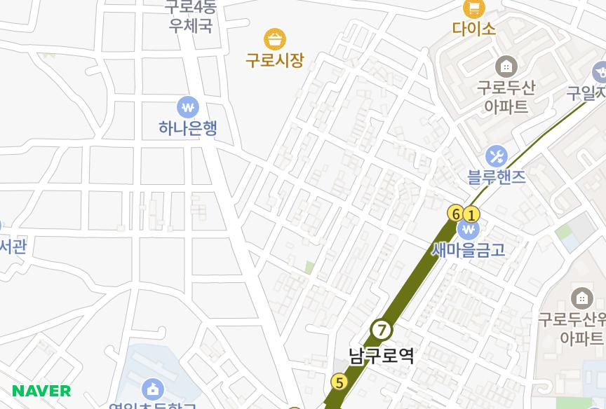 서울특별시 구로구 구로동 (745-14) 위치·실거래 시세 지도