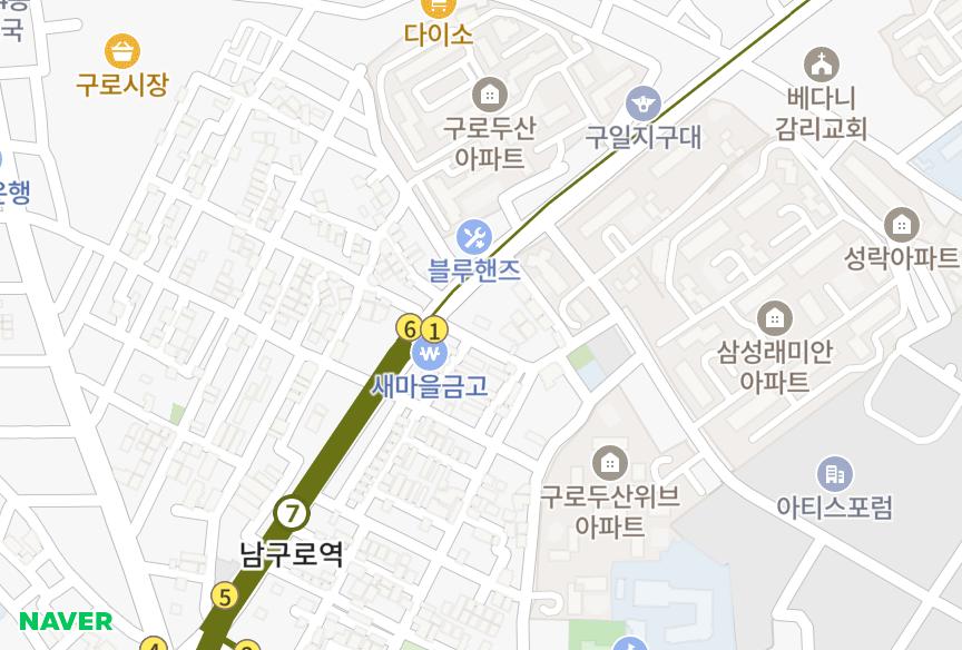 서울특별시 구로구 구로동 (779-13) 위치·실거래 시세 지도