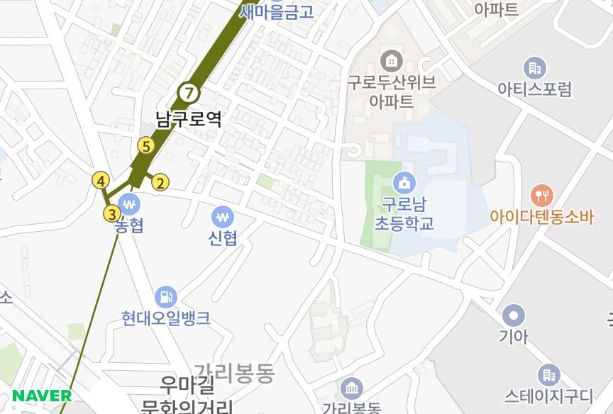 서울특별시 구로구 구로동 (797-22) 위치·실거래 시세 지도