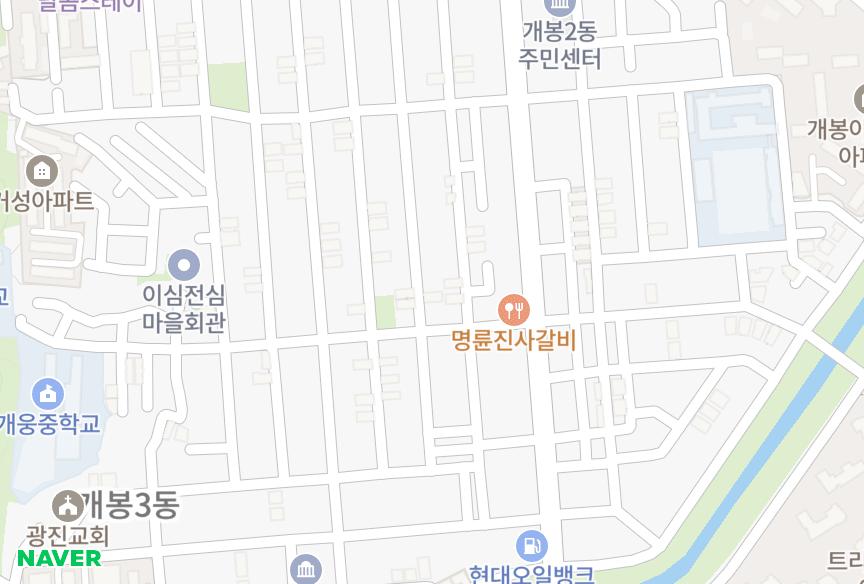 서울특별시 구로구 개봉동 건양 위치·실거래 시세 지도