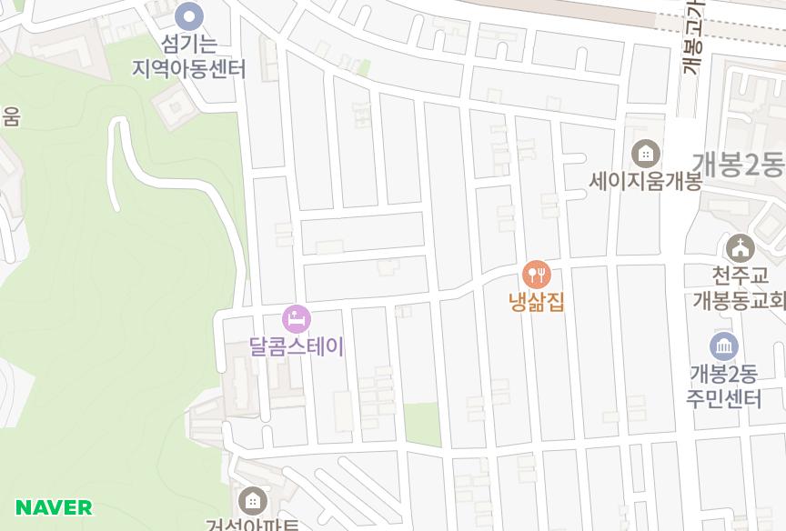 서울특별시 구로구 개봉동 천신하이츠 위치·실거래 시세 지도