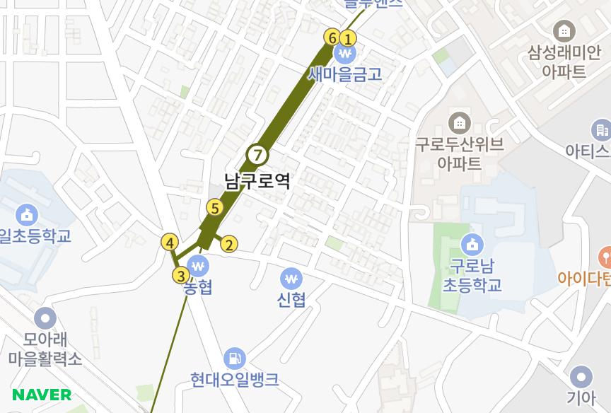서울특별시 구로구 구로동 풍안주택 위치·실거래 시세 지도