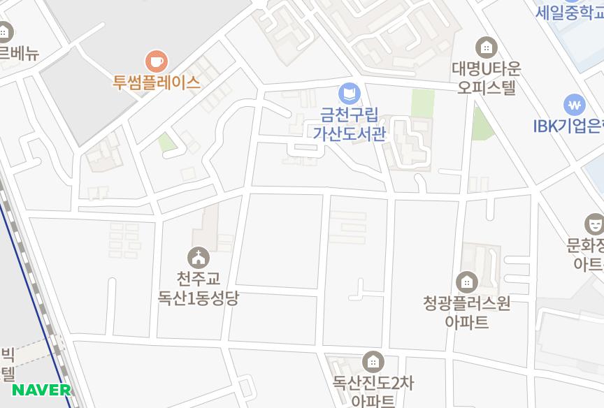 서울특별시 금천구 독산동 은탑로얄클라스 위치·실거래 시세 지도