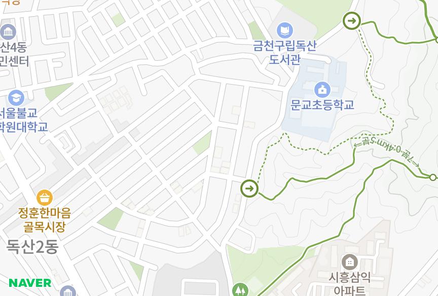 서울특별시 금천구 독산동 동양드림 위치·실거래 시세 지도
