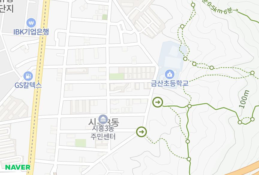 서울특별시 금천구 시흥동 보르미 위치·실거래 시세 지도