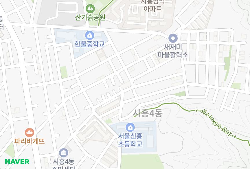 서울특별시 금천구 시흥동 오성로얄 위치·실거래 시세 지도