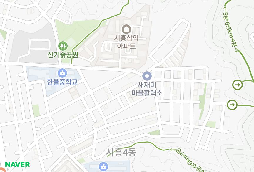 서울특별시 금천구 시흥동 우성 위치·실거래 시세 지도