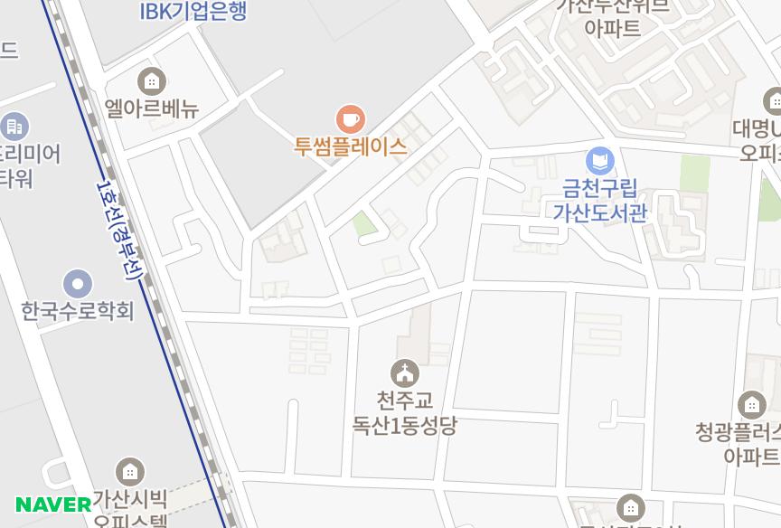 서울특별시 금천구 가산동 가산드림케슬3차 위치·실거래 시세 지도