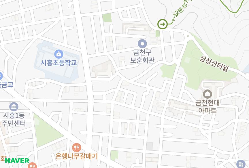 서울특별시 금천구 시흥동 신세계 위치·실거래 시세 지도
