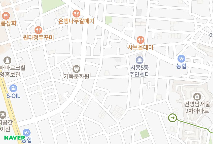 서울특별시 금천구 시흥동 예일 위치·실거래 시세 지도