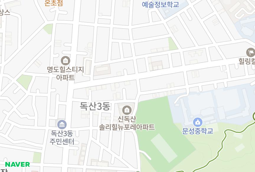 서울특별시 금천구 독산동 문성 위치·실거래 시세 지도