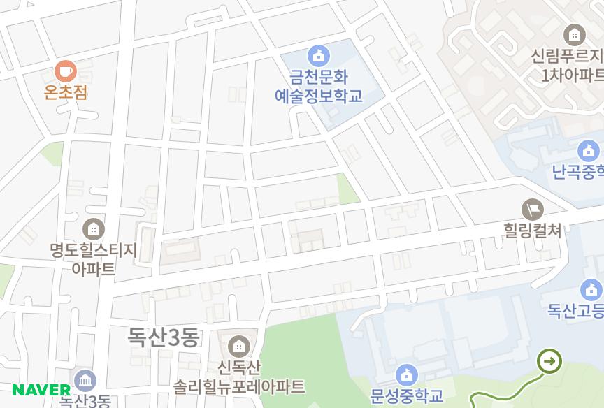 서울특별시 금천구 독산동 독산동은6차 위치·실거래 시세 지도
