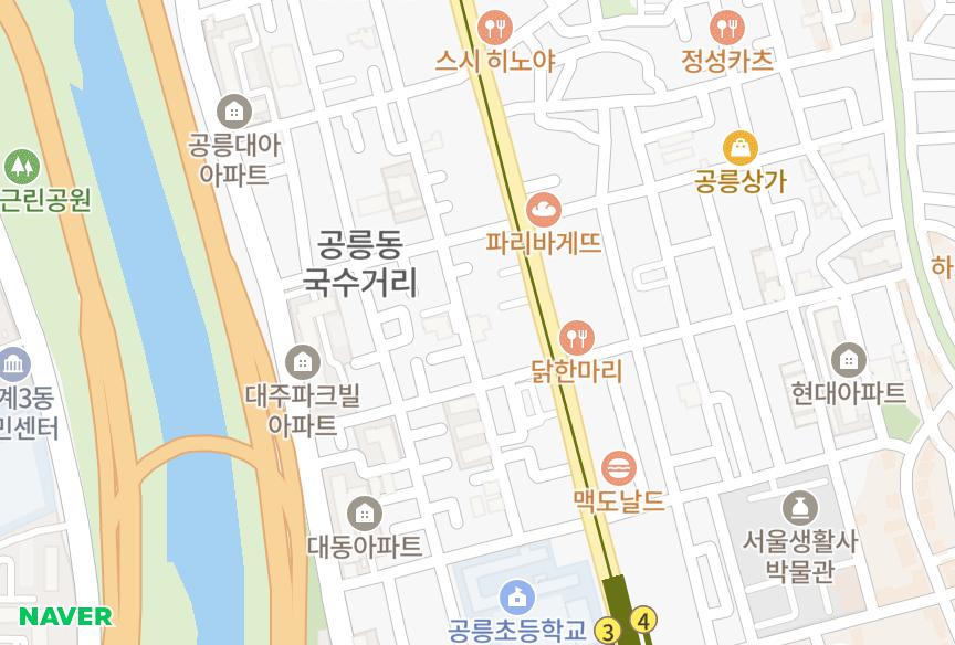 서울특별시 노원구 공릉동 세영 위치·실거래 시세 지도
