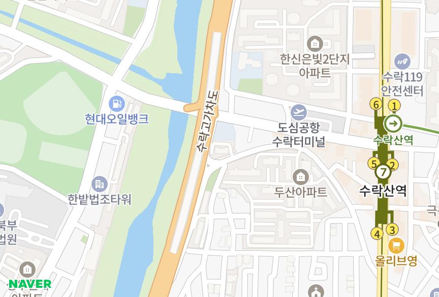 서울특별시 노원구 상계동 상록수2단지 위치·실거래 시세 지도