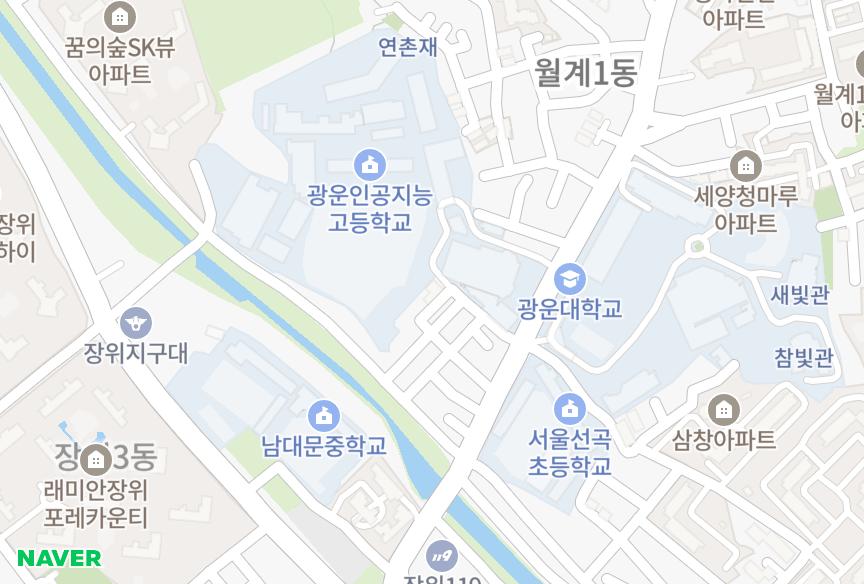서울특별시 노원구 월계동 송암 위치·실거래 시세 지도