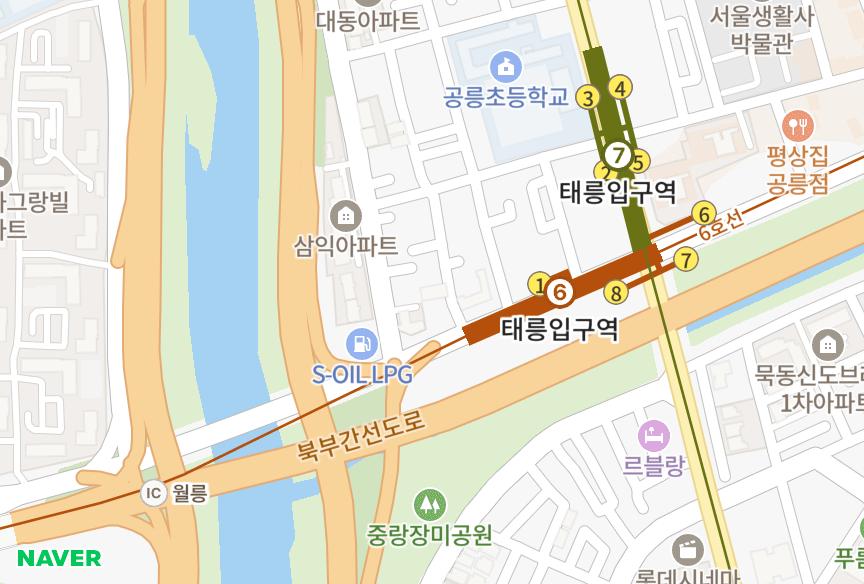 서울특별시 노원구 공릉동 남광 위치·실거래 시세 지도