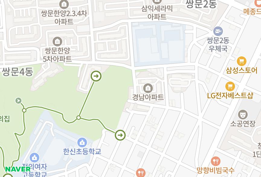 서울특별시 도봉구 쌍문동 기용 위치·실거래 시세 지도