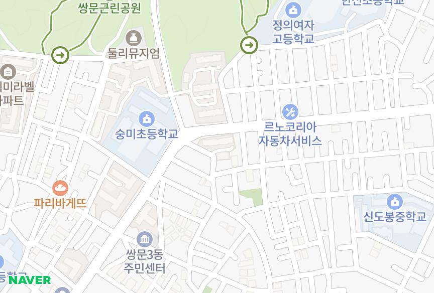 서울특별시 도봉구 쌍문동 신일라이프 위치·실거래 시세 지도