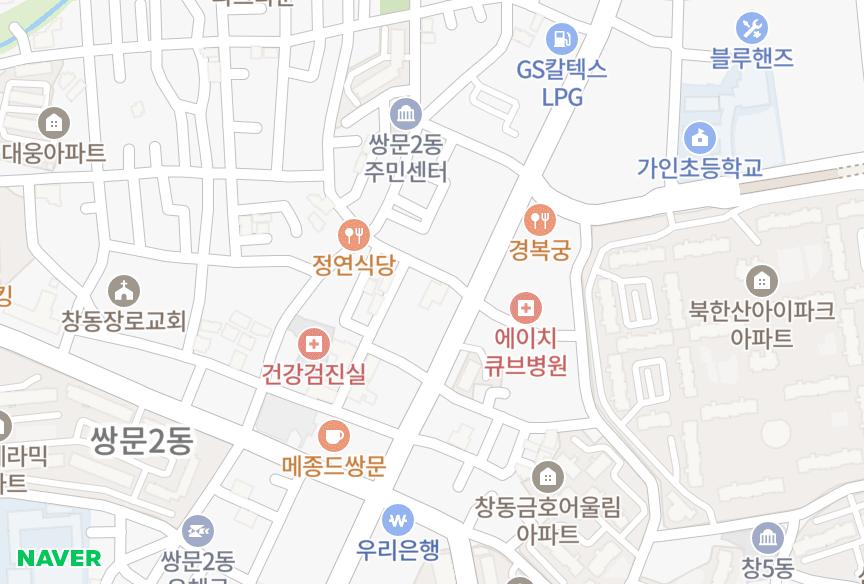 서울특별시 도봉구 쌍문동 시그마팰리스 위치·실거래 시세 지도